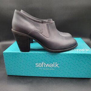 Softwalk Women's Fargo Boots Dark Grey Leather Size 10 Medium Never Worn